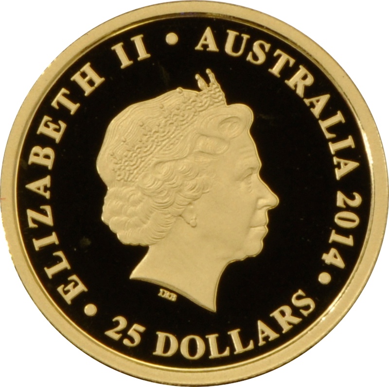 Oz Australian Kangaroo Gold Nugget Coin Th Anniversary From