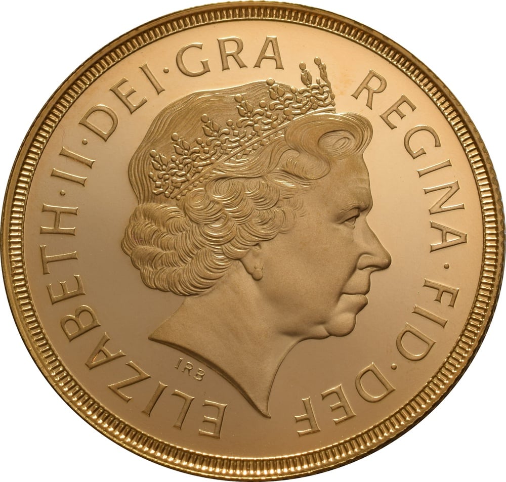 2002 £2 Two Pound Proof Gold Coin (Double Sovereign) - £921.10