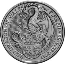 2017 Red Dragon 2oz Silver Coin | BullionByPost - From £69.72