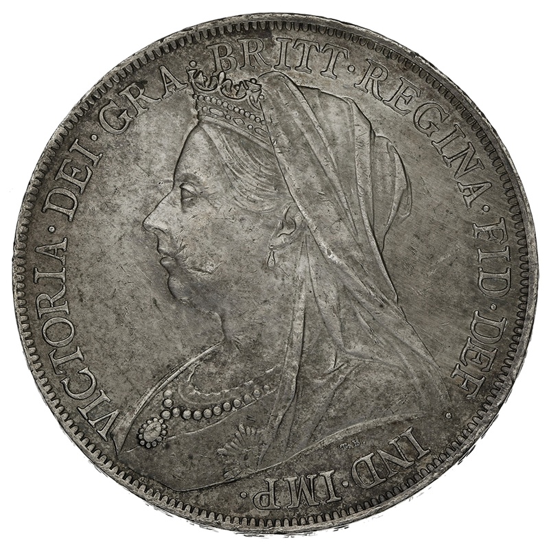 1900 Silver Crown Coin Queen Victoria LXIV From 219.70