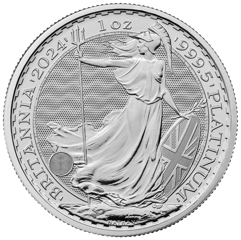 2024 Platinum Britannia Coin 1oz - From £1,053.60 | BullionByPost
