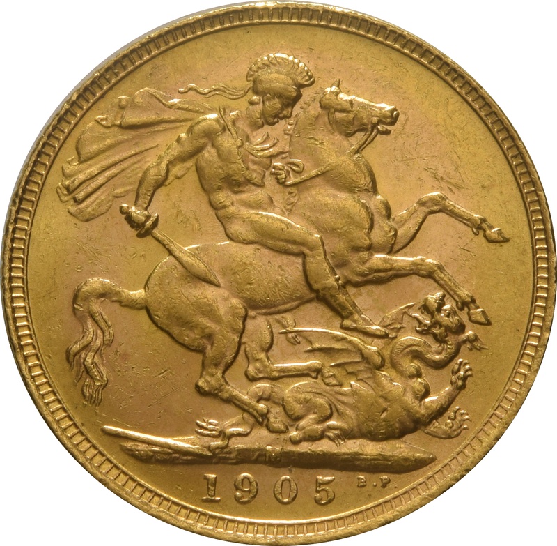 1905 Gold Sovereign - King Edward VII - M - £455.80