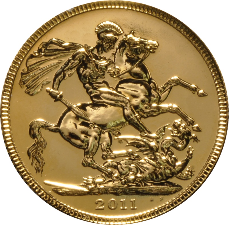 Buy new 2011 Gold Sovereign Coins from Bullion By Post UK - From £402.00