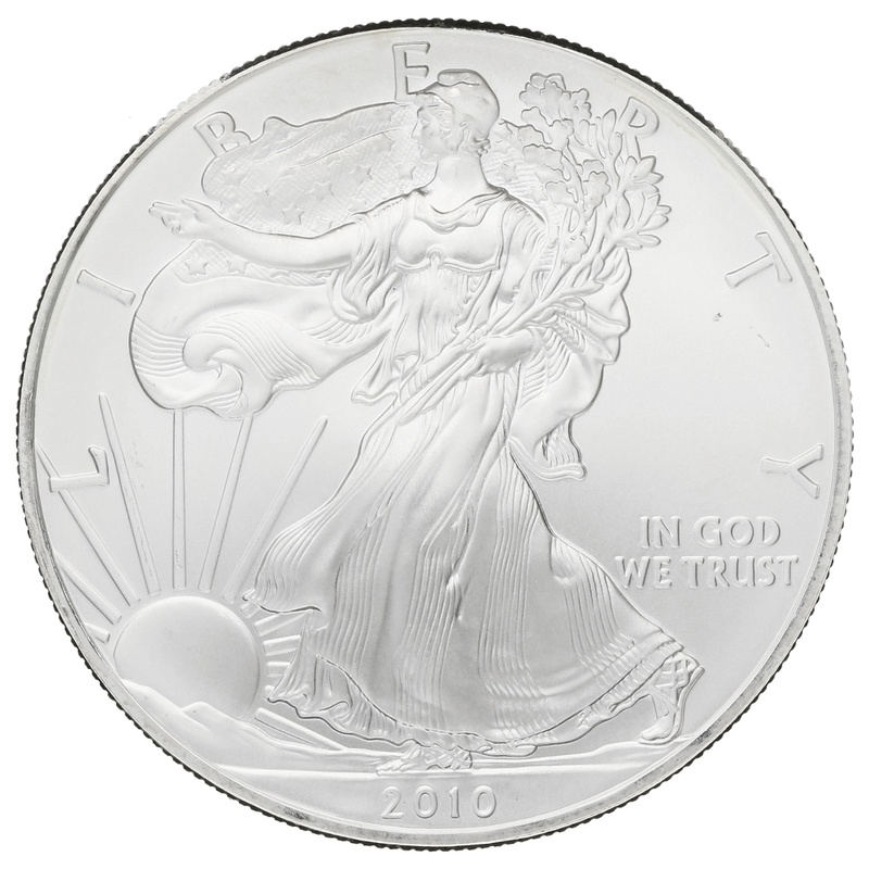 2010 American Silver Eagle Coin 1oz From 57.70 BullionByPost