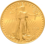 1 2oz American Gold Eagle Coins BullionByPost