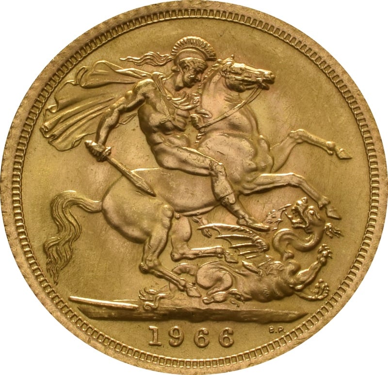 1966 Gold Sovereign Coin Elizabeth II From 542.60 BullionByPost