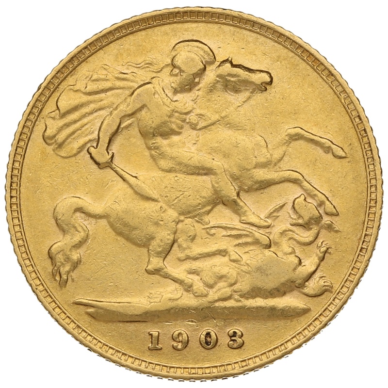 1903 Gold Half Sovereign Edward VII From 286.50 BullionByPost