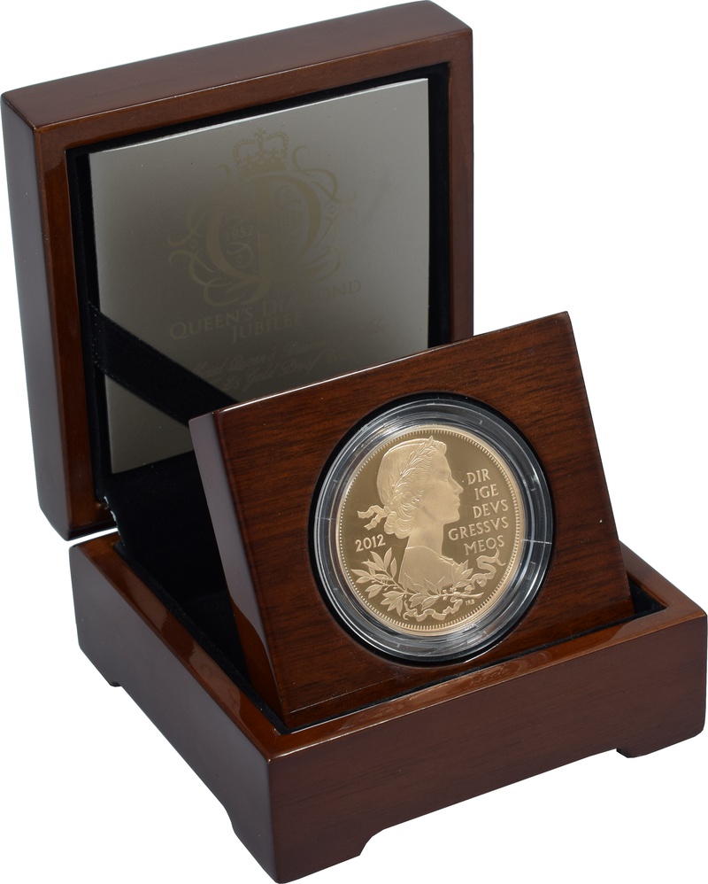 2012 Diamond Jubilee Proof Gold £5 | BullionByPost - From £3,858