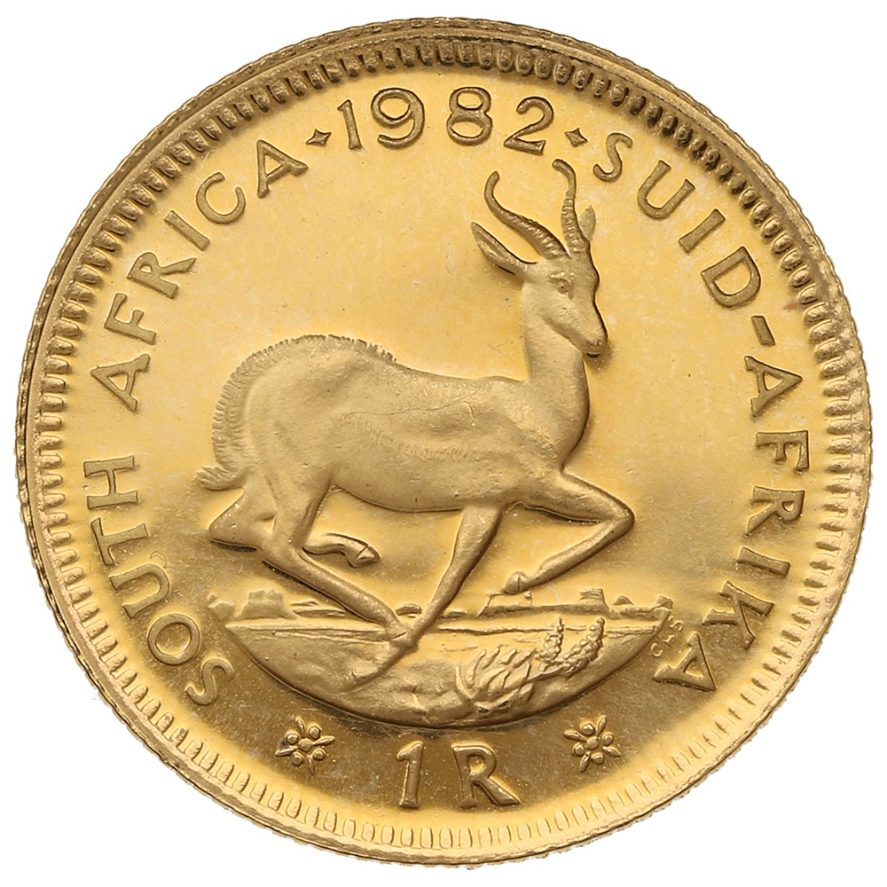 1982 1r 1 Rand Coin South Africa £20750 5986