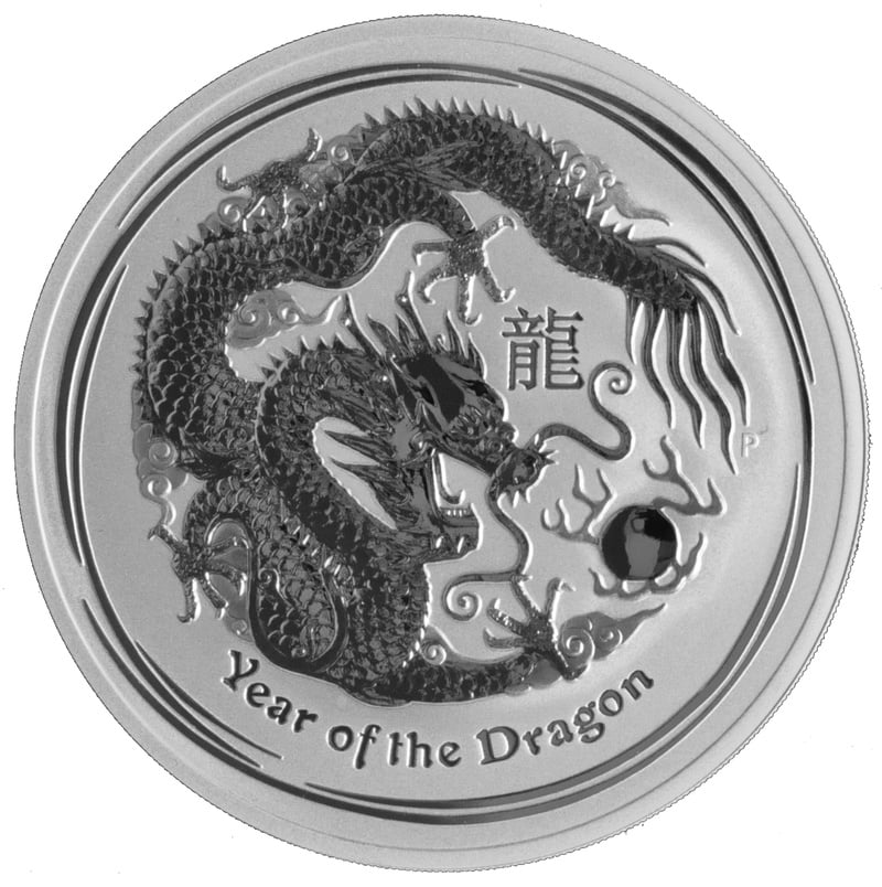 1oz Year of the Dragon Australian Silver Coin - From £444.72