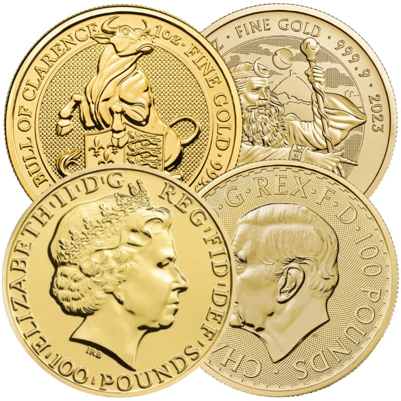 Royal Mint 1oz Gold Coins - From £2,298 | BullionByPost