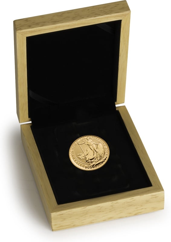 33m 1oz Gold Coin Gift Box | BullionByPost - From £15.00