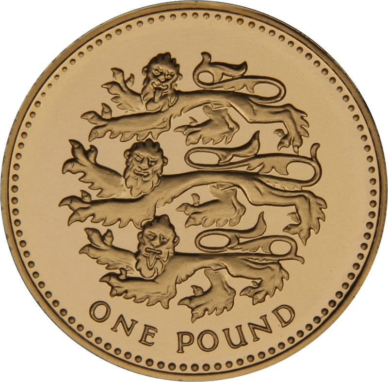 2002 Proof Gold 1 Pound Coin Three Lions - From £1,518 | BullionByPost