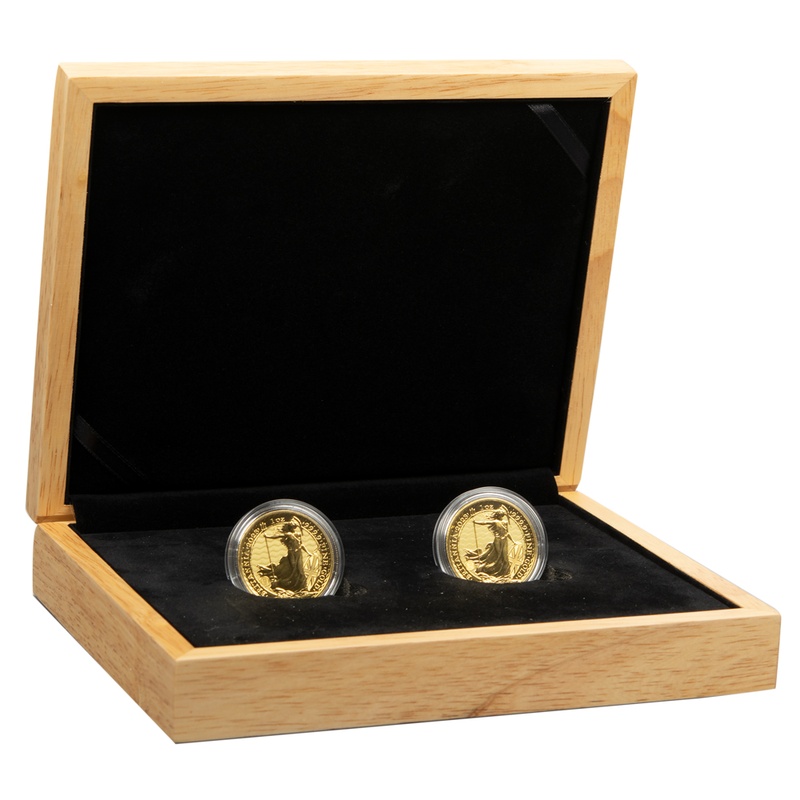 33mm Gold Coin Gift Box - From £20.04 | BullionByPost