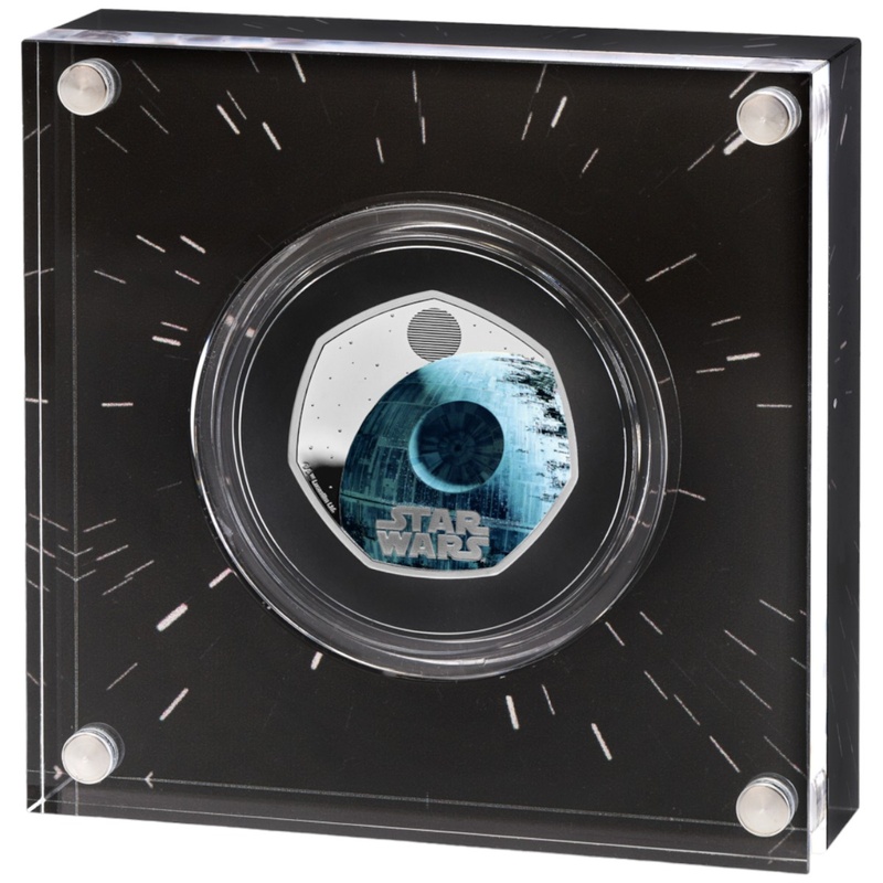 2024 50p Star Wars Death Star Proof Silver Coin Boxed From £75.00 BullionByPost