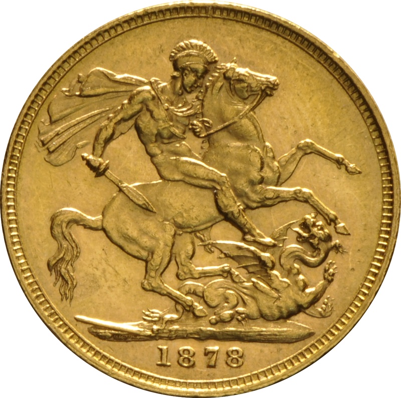 1878 Gold Sovereign Coin Queen Victoria From 758.60 BullionByPost