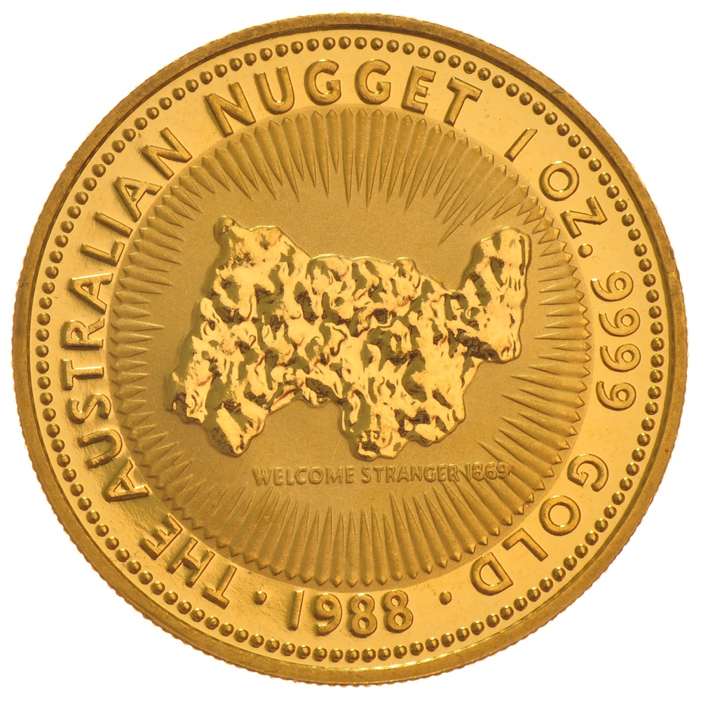 Buy 1oz Australian Nugget Gold Coin | BullionByPost® - From £1,338