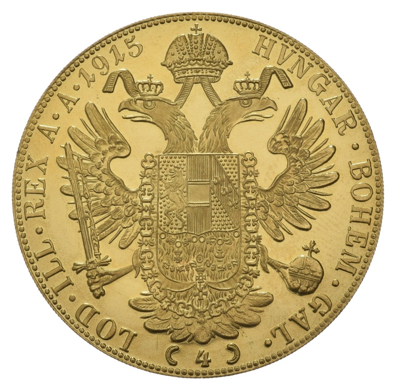 1915 Austrian 4 Ducat Gold Coin From 931.90 BullionByPost