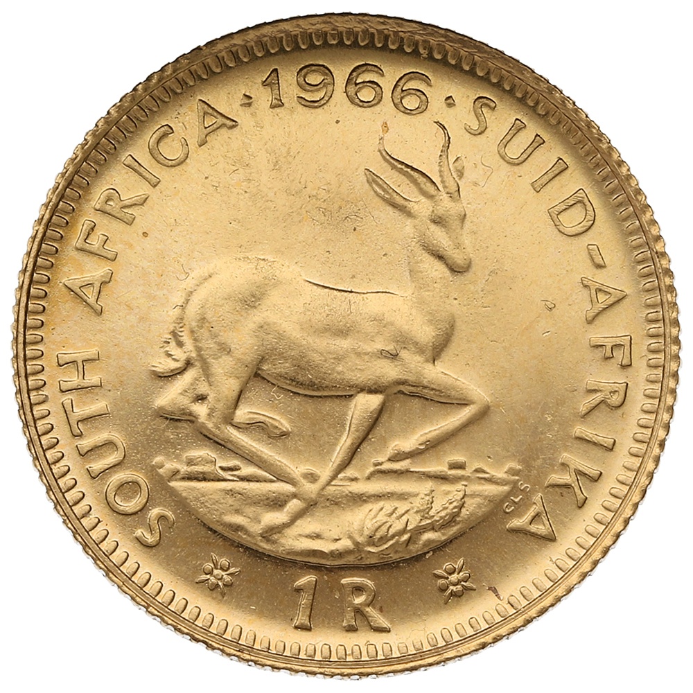 1966 1r 1 Rand Coin South Africa £22360 3583