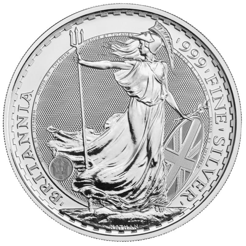 2024 1oz Silver Britannia Coin BullionByPost From £31.44