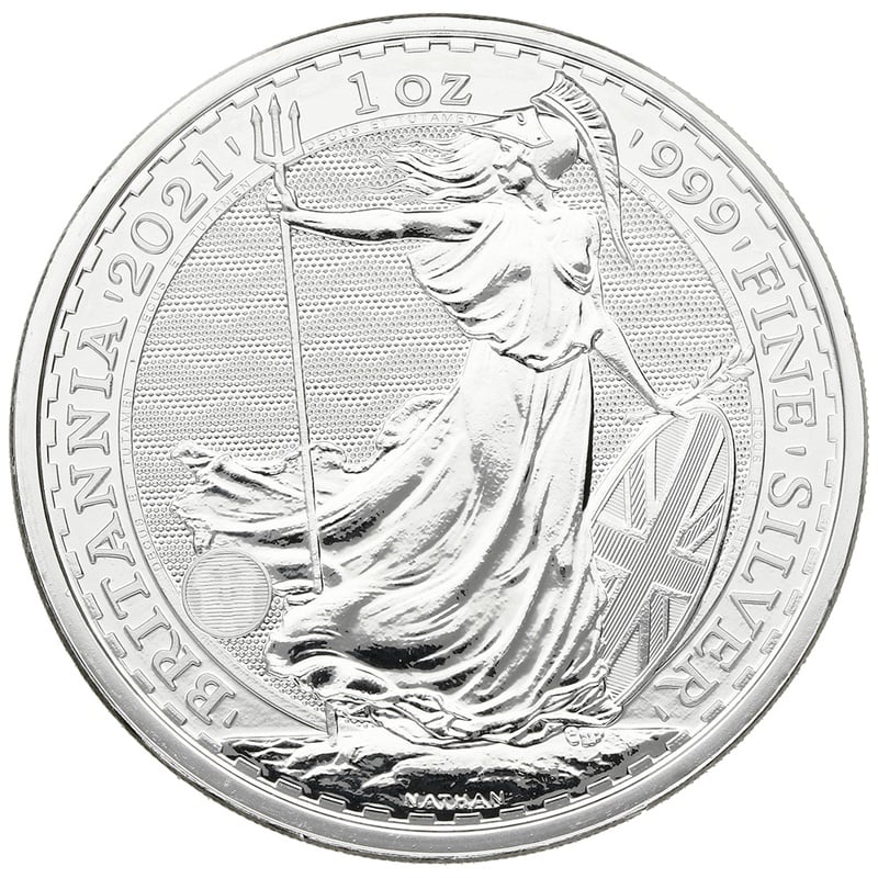 2021 1oz Silver Britannia Coin - From £44.20 | BullionByPost