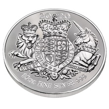 2020 Royal Arms 10oz Silver Coin | BullionByPost - From £269.64