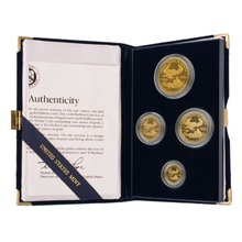 1991 Proof Gold Eagle 4 Coin Set Boxed From 4 500 BullionByPost