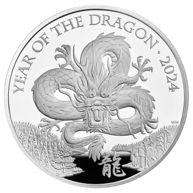 2024 Lunar Dragon Proof 1oz Silver Coin From £102.36 BullionByPost