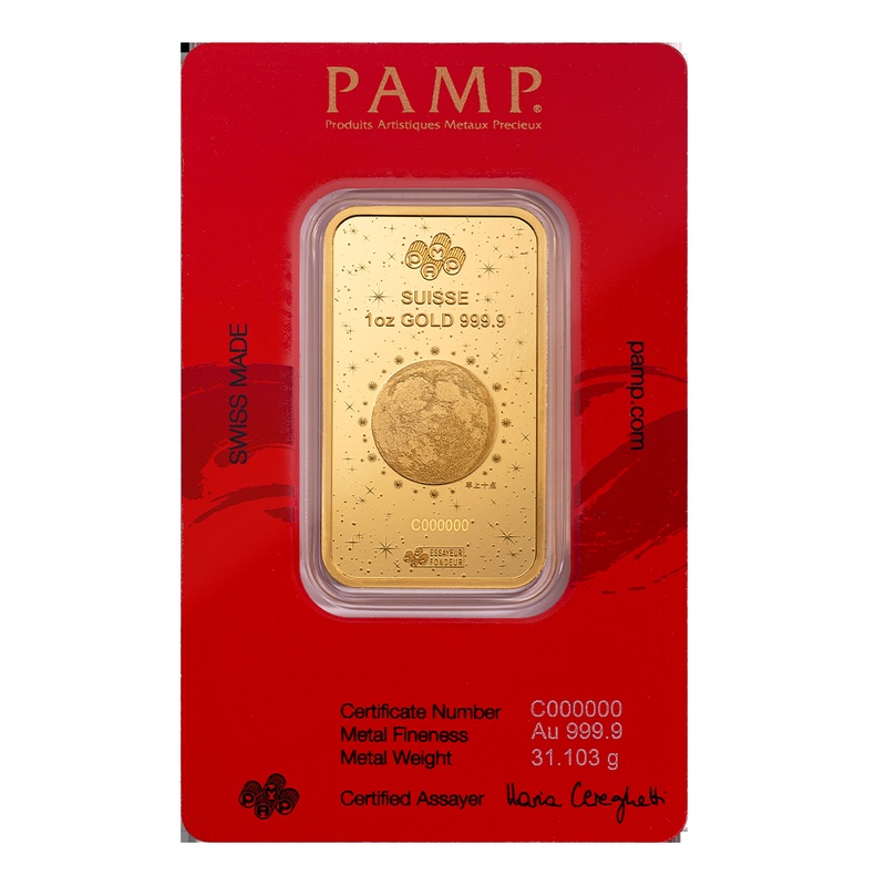 1oz Gold Bar 2025 Year of the Snake PAMP From £2,196 BullionByPost