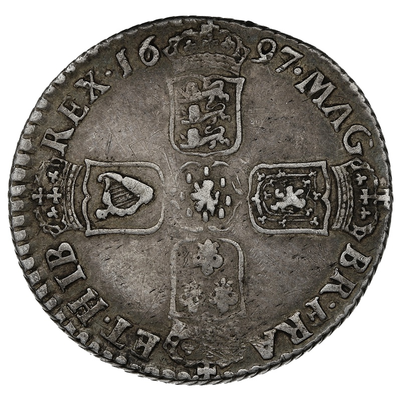 1697 William Iii Silver Shilling Bullionbypost From £7140