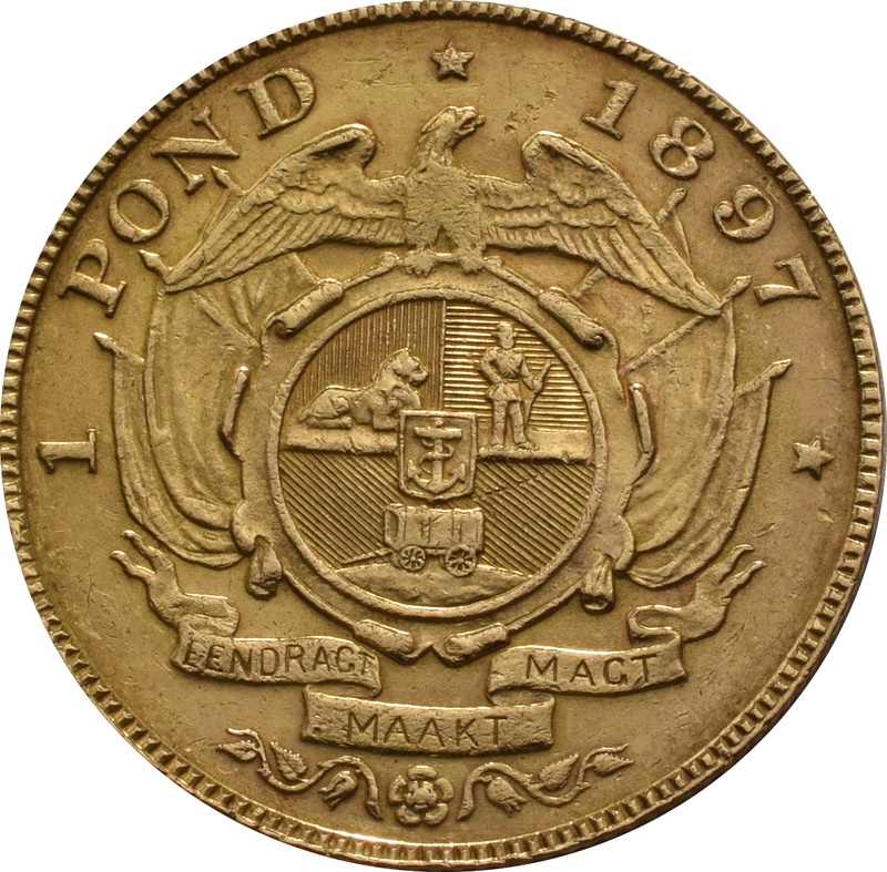 1897 1 Pond Gold Coin South Africa From 696.50 BullionByPost