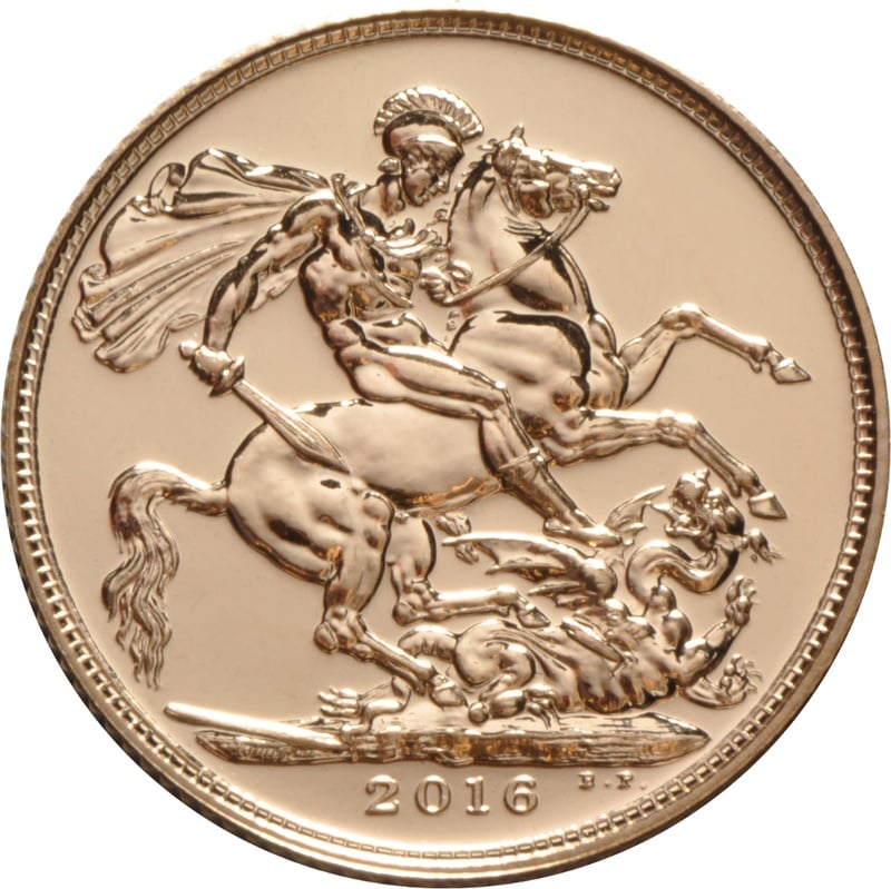 2016 Gold Sovereign - 90th Birthday | BullionByPost - From £706.90