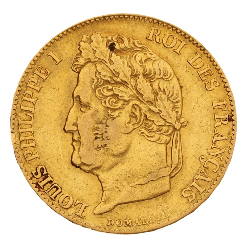 1847 20 French Franc Gold Coin | BullionByPost - From £413.40