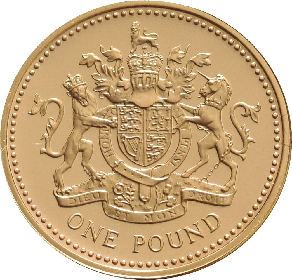 2008 Gold Proof £1 One Pound Coin Boxed - £1,045