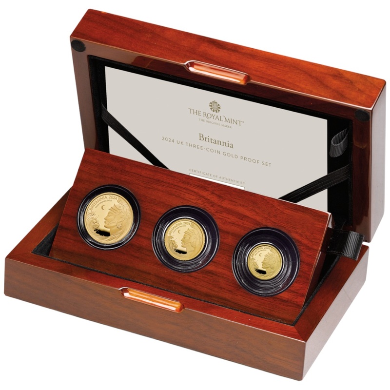 2024 Proof Britannia 3-Coin Set - From £1,125 | BullionByPost