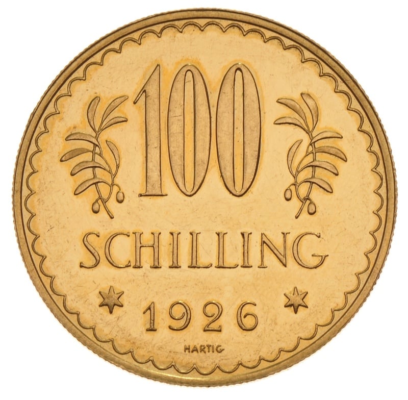 Austrian 100 Schilling Gold Coin From 1 537 BullionByPost