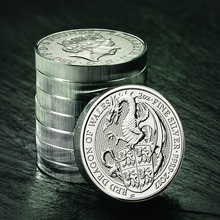 2017 Red Dragon 2oz Silver Coin | BullionByPost - From £69.72