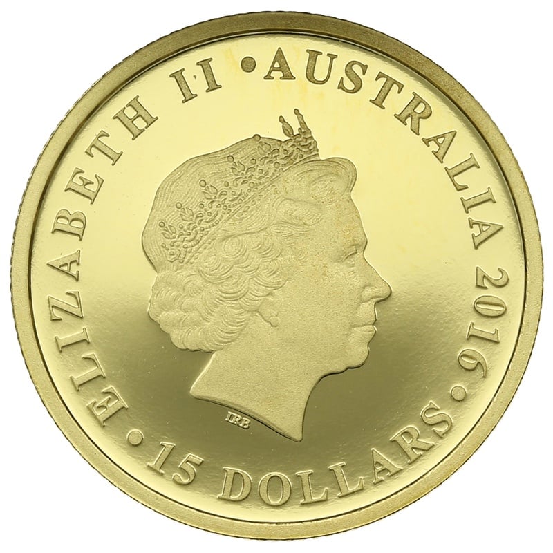 2016 Australian Gold Proof Half Sovereign - Elizabeth II Old Head - £ ...