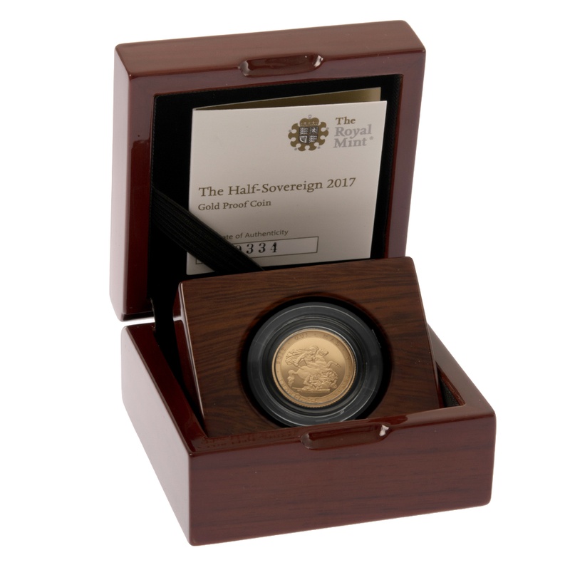 2017 Gold Proof Half Sovereign | BullionByPost - From £504.70