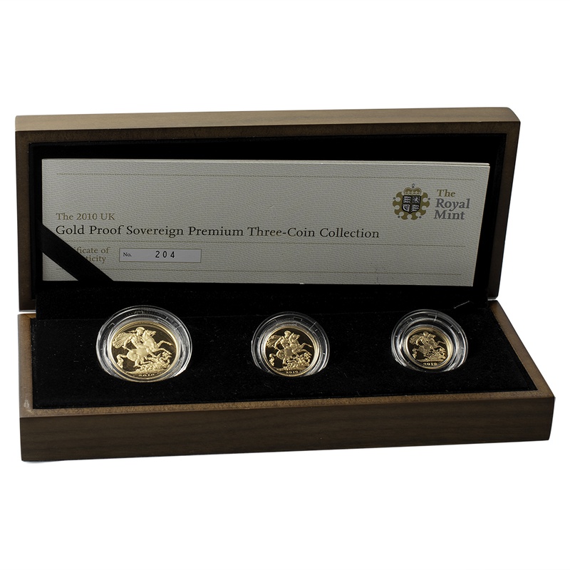 2010 Premium Sovereign 3-Coin Set | BullionByPost - From £2,024