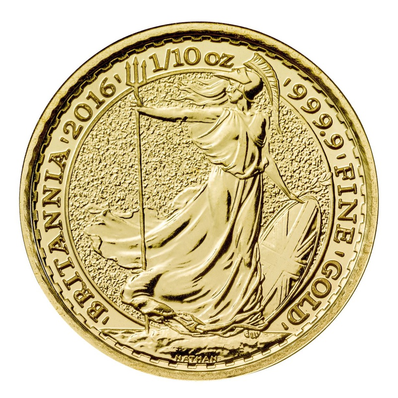 2016 Tenth Ounce Gold Britannia - £174.00