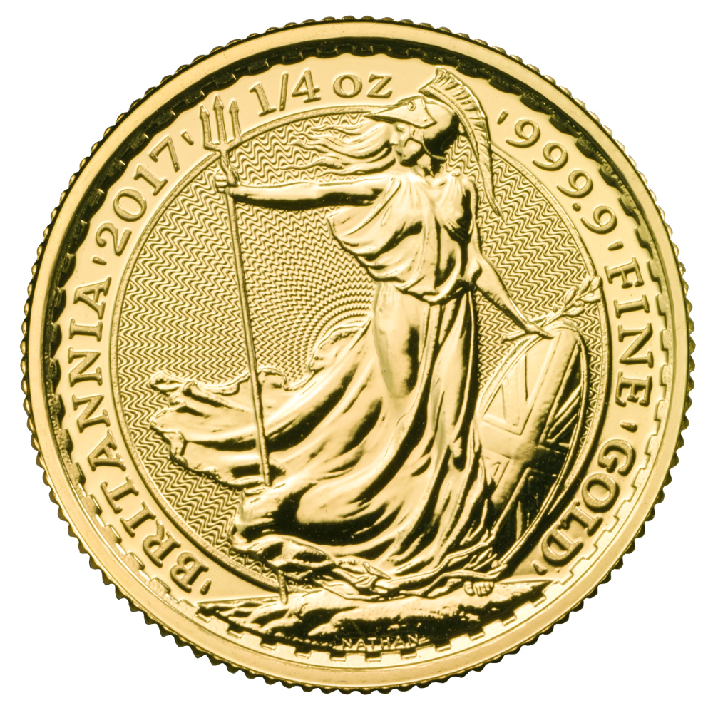 2017 Quarter Ounce Britannia Gold Coins - £275