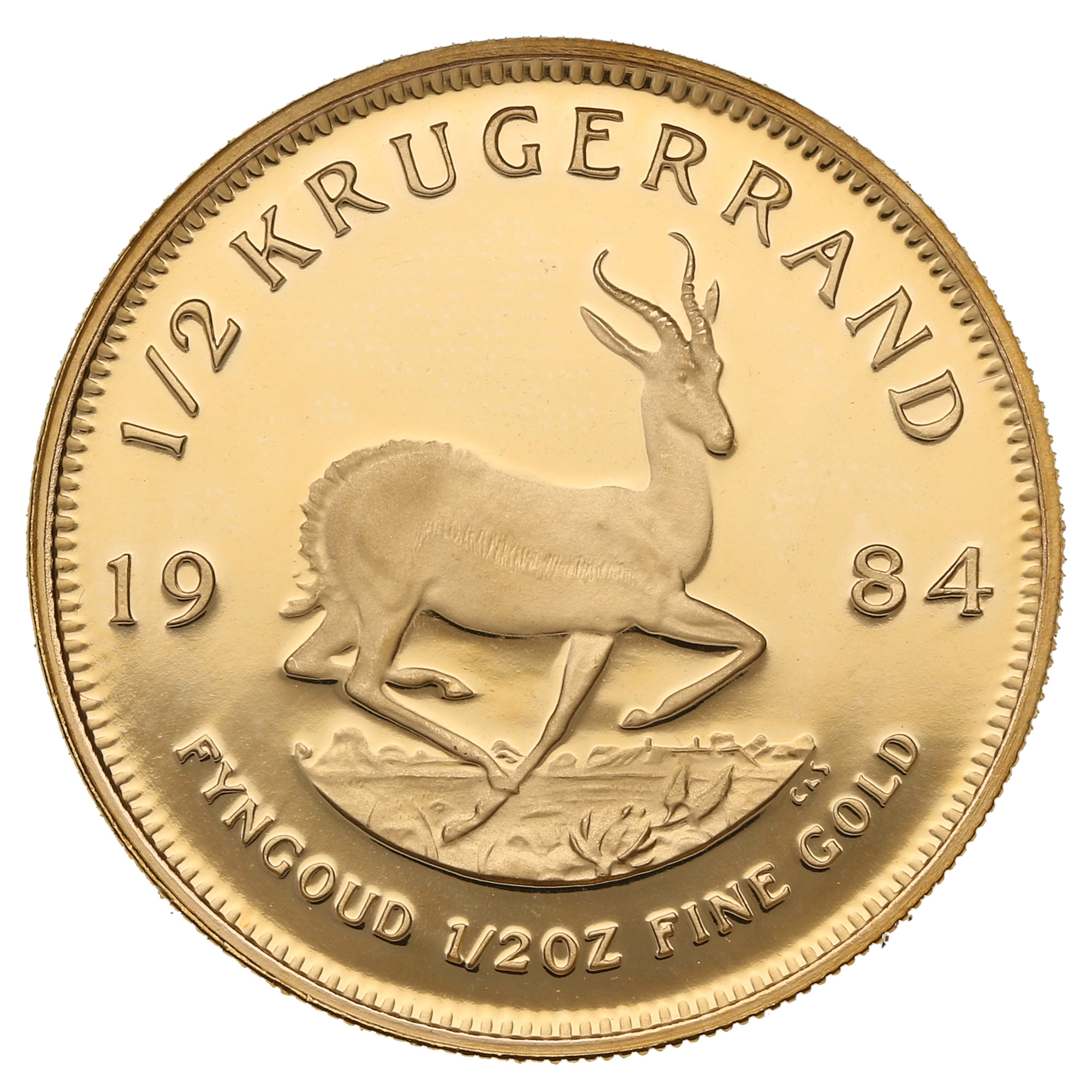 1984 Proof Half Ounce Krugerrand Gold Coin - Â£885.90
