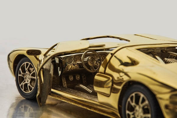 Gold news - ‘One of a kind’ gold model car sells at auction for $75,000 ...